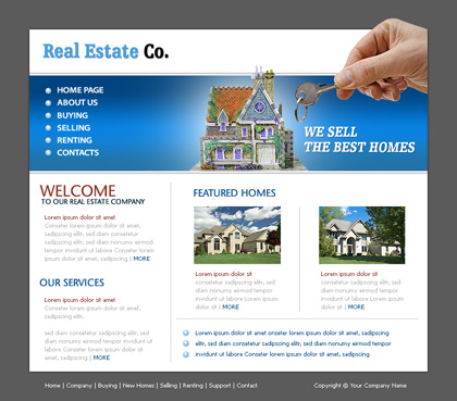 Real Estate Co. Website Template