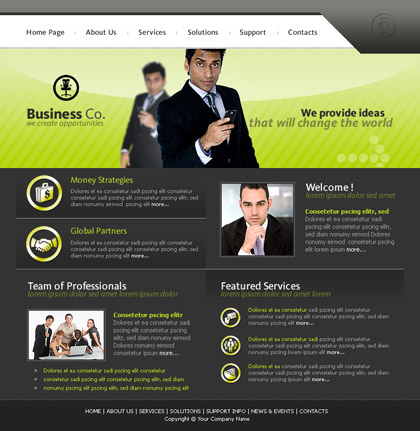 Business Co. Website Template