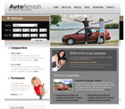 Auto Rentals Website Template